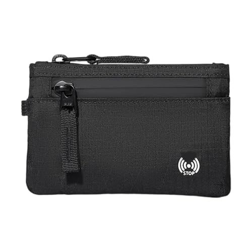 YiNLuax Einfache Münzgrundtasche Kartenkoffer Kreditkartenhalter Kleine Brieftaschen Wasserbeständige Änderung Mit Reißverschluss Schließung Änderung Schlanker Brieftaschenfall Einfache Kredithalter von YiNLuax