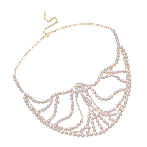 YiNLuax Half Face Cosplay Accessoire Unisex Face Chain Fashion Perlen Face Schmuck Für Elegante Bankette Und Feierlichkeiten von YiNLuax