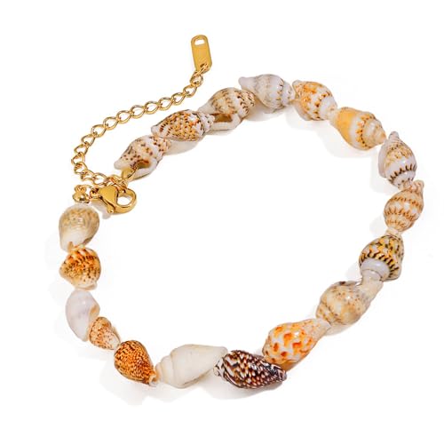 YiNLuax Harz Plastik Fußkäse Für Frauen 6 Einzigartige Strandurlaubsdesigns Bequemer Schmuckzubehör Wasserdichte Strandfachkettchen von YiNLuax