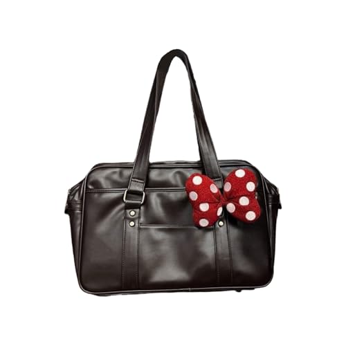 YiNLuax Japanisch Inspirierte PU Leder Umhängetasche Für Profis Mit Bequemem Riemen Und Mehreren Taschen PU Umhängetasche von YiNLuax