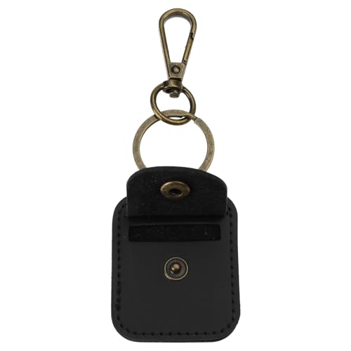 YiNLuax Kompakte Lederringe Organisatoren Keyring Delicate Leder Schlüsselringhalter Tragbare Reisekoffer Für Ringe Und Schmuck von YiNLuax