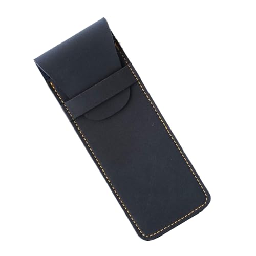 YiNLuax Lederstiftkoffer Retro Pen Bag Schulmaterial Für Die Organisation Von Markern Und Zubehör Einfache Retro Organisatoren Box von YiNLuax