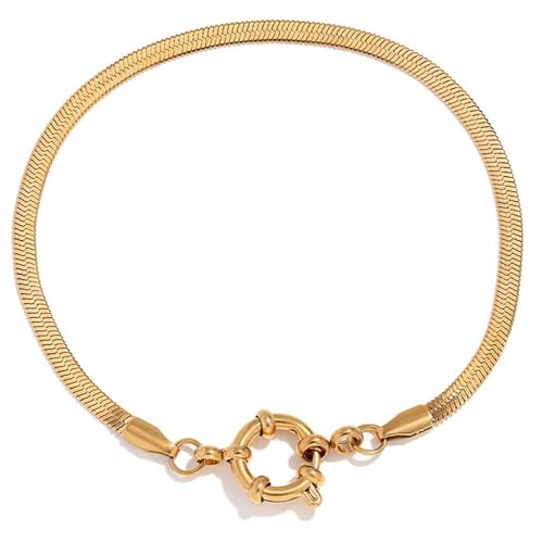 YiNLuax Mode Kettenschnallen Papierklammerarmband In Robustem Edelstahl Tragbar Um Alle Outfits Paperclip Designs Schmuck Zu Verleihen von YiNLuax