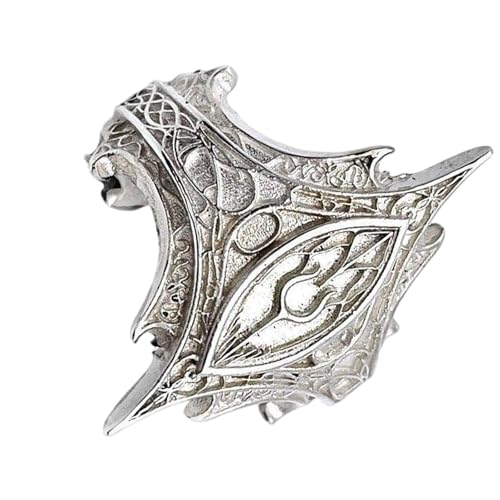 YiNLuax Moderne Gotisch Inspirierte Verstellbare Band Intricy Relief Muster Legierung Metall Schmuck Perfekt Für Lässige Event Vielseitig Gothic Jewelry von YiNLuax