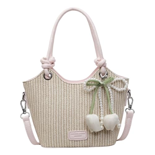 YiNLuax Modische Pendler Umhängetasche PU Handtasche Mit Innenräumen Bequem von YiNLuax