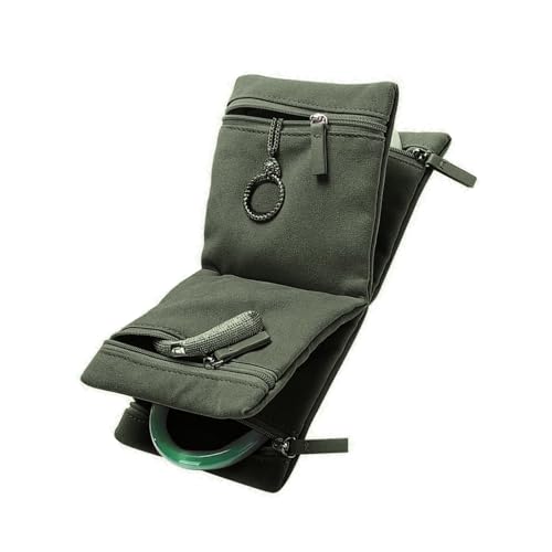 YiNLuax Multifunktionale Schmuckveranstalter Rollen Für Frauen Mit Robustem Wasserdichtem Stoff Für Die Aufbewahrung Von Halsketten Und Ohrringen von YiNLuax