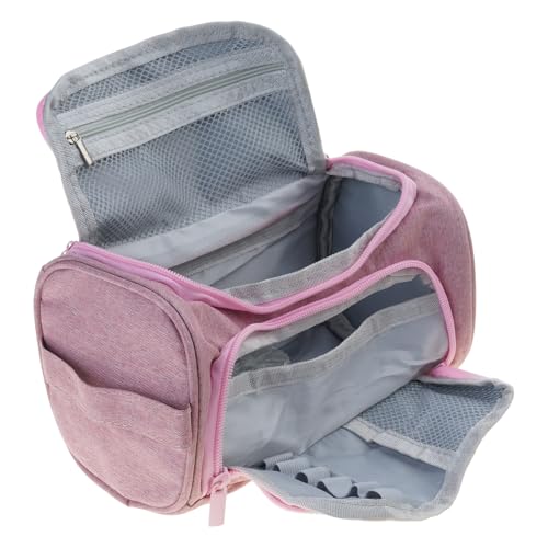 YiNLuax Multifunktionales Federmäppchen, große Kapazität, doppellagiges Stifteetui, mehrere Fächer, Segeltuch-Stiftbeutel, Wurzel, 22*12cm von YiNLuax