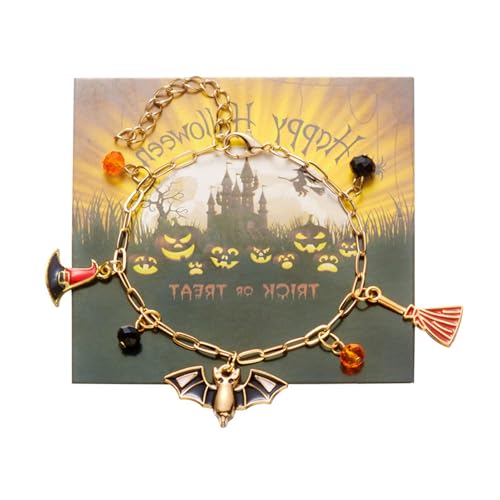 YiNLuax Praktische Halloween Fledermaus Design Legierungs Armband Frauen Männer Trendy Unisex Schmuck Geeignet Für Partys Und Geschenk Halloween Fledermaus Armband Verleiht YiNLuax Praktische Halloween Fledermaus Design Legierungs Armband Frauen Männer Trendy Unisex Schmuck Geeignet Für Partys Und Geschenk Halloween Fledermaus Armband Verleiht von YiNLuax