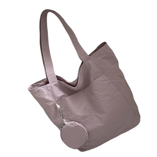 YiNLuax Stilvolle Frauenhandtasche Nylon Mode Fitnessstudio Große Kapazität Schulter Unterarm Geldbörse Für Pendeln Der Täglichen Wichtigen Freundlichen Nylon Tasche von YiNLuax