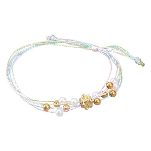 YiNLuax Stilvolle Handgefertigte Farbenfrohe Freundschaftsarmbänder Verstellbare Handgewebte Armbänder Für Trendige Männer Und Frauen Täglich Gebrauch von YiNLuax
