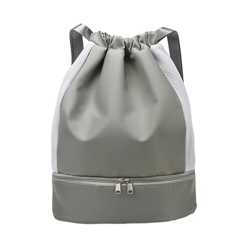 YiNLuax Wasserdichtes Rucksack Mit Trockener Nasstrennung Für Fitnessstudio Sportreisen Praktische Oxford Stoff Daypack Für Frauen Draw String Fach Schwimmstrand Rucksack von YiNLuax