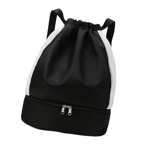 YiNLuax Wasserdichtes Rucksack Mit Trockener Nasstrennung Für Fitnessstudio Sportreisen Praktische Oxford Stoff Daypack Für Frauen Draw String Fach Schwimmstrand Rucksack von YiNLuax