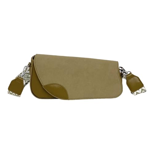 YiNLuax Zeitgenössische Frauen Umhängetasche Asymmetrisches Design Weiche PU Leder Crossbody Geldbörse Ergonomisch Bequemer Verschleiß Unregelmäßiger Formhandtasche von YiNLuax