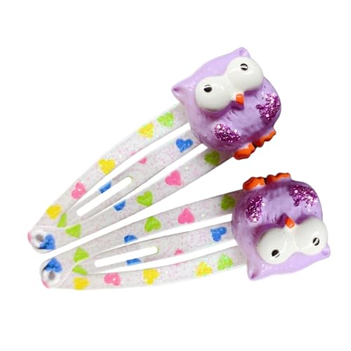 1 Paar Schöne Muster Haarspangen Mädchen Geburtstag Haarnadel Trendy Bequeme Haarnadeln Für Kinder Geburtstag Party von YiQinzcxg