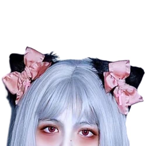 1 Paar niedliche Ohr-Haarspange, auffällig, Tier-Haarnadel, Party, Cosplay, Halloween, Kostüm, zeigen Sie Ihre persönlichen Frauen Haarspange von YiQinzcxg