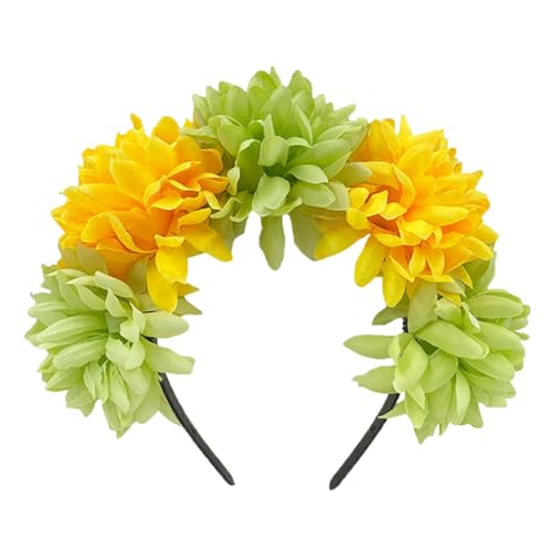 Blumen-Stirnband, auffälliger Oster-Kopfschmuck, Cosplay, Festival, Haarschmuck für Party, Cosplay, Hochzeit, Haarschmuck für Mädchen von YiQinzcxg