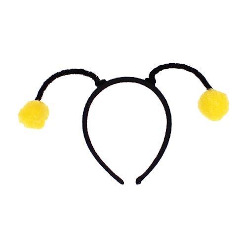 Cosplay-Stirnband, Bienen-Antenne, Haarreif, Plüsch, Party, Kopfschmuck, Kindertag, Bühnentanz, Stirnband, Unisex, Haarreifen für Erwachsene, kreativ, Cartoon-Biene, dekorativer Haarreif, schönes Haar von YiQinzcxg