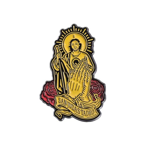 Detaillierte Legierung Brosche Revers Anstecknadel Mode Religiöse Rucksack Abzeichen Handgefertigtes Schmuck Geschenk Für Kirchliche Aktivitäten Glauben Accessoire von YiQinzcxg