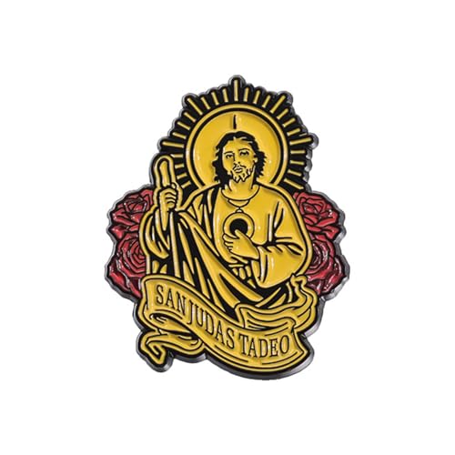 Detaillierte Legierung Brosche Revers Anstecknadel Mode Religiöse Rucksack Abzeichen Handgefertigtes Schmuck Geschenk Für Kirchliche Aktivitäten Glauben Accessoire von YiQinzcxg