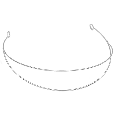 Doppelschichtiges Haarband aus Metall, Reihendraht, Stirnband für Damen, Hochzeit, elastisches Metall-Haarband für Mädchen, französische Haarspangen, zum Selbermachen von YiQinzcxg