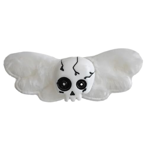 Dunkle Flache Clip Haarnadel Flügel Schädel Balletcore Kopfbedeckung Bunches Clip Elegante Fledermausflügel Haarspange Foto Requisiten von YiQinzcxg