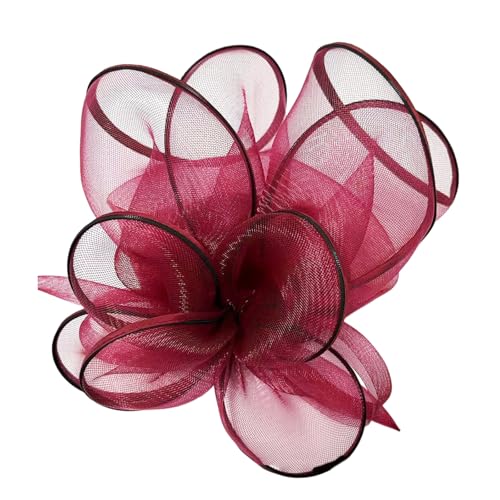 Einzigartiger Damen Kopfschmuck Mit Netzblumen Stirnband Und Haarnadel Modischer Haarschmuck Für Frauen Und Mädchen von YiQinzcxg