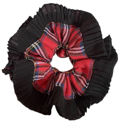 Elegante Verrücktheiten Für Frauen Großes Haarband Elastisches Haar Knackiger Französischer Stil Haar Bobbles Pferdeschwanzhalter von YiQinzcxg