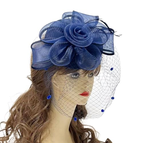 Frauen Kirche Fascinator Haarspange Für Pferderennen Rollenspiel 20er Jahre Party Hochzeit Netzhut von YiQinzcxg