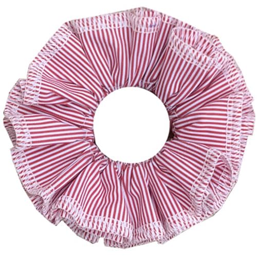 Geraffte Haargummis Dicker Hochsteckfrisur Übergroßes Haargummi Elegantes Haarseil Haargummi Für Damen Pferdeschwanzhalter von YiQinzcxg