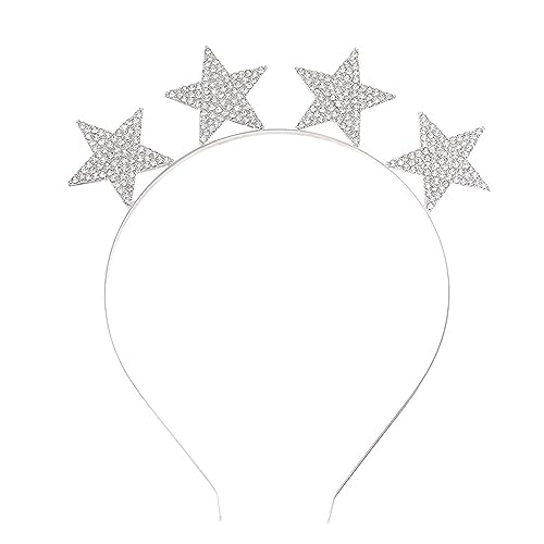 Glitzernder Sternenkönigin, Haarreif für Festzug, Abschlussball, Braut, Hochzeit, Haarschmuck, Kristall-Stirnbänder für Mädchen von YiQinzcxg