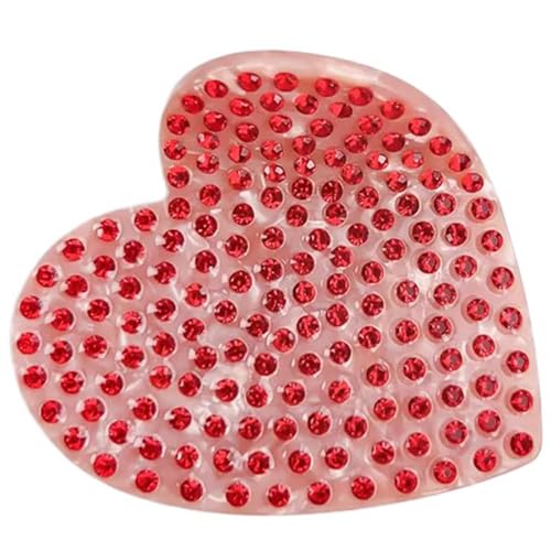 Haar Klaue Clip Für Frauen Herz Pferdeschwanz Clip Haarspangen Starke Klemme Haar Klaue Weibliche Haar Styling Clip von YiQinzcxg