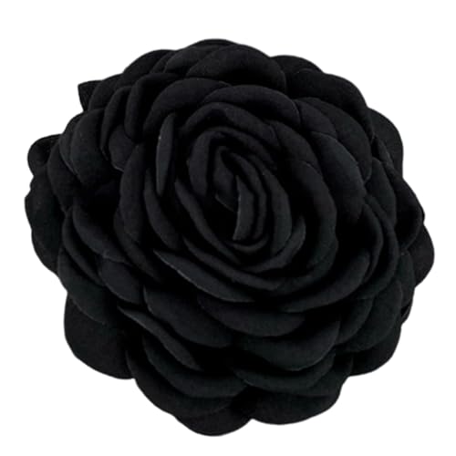 Haarklammer für Prinzessin, Kamelie, Rose, Haarspangen, Blumenschmuck, Haarnadel, Rosenverzierung, niedliche Haarspange für Damen von YiQinzcxg