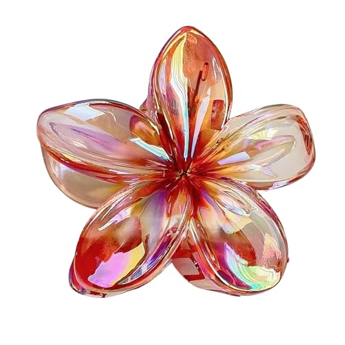 Haarklaue Clip Prinzessin Thema Haarklaue Klemme Schöne Pflumeria Haarfangen Barrettes Starke Haltshaarpin Für Mädchen von YiQinzcxg