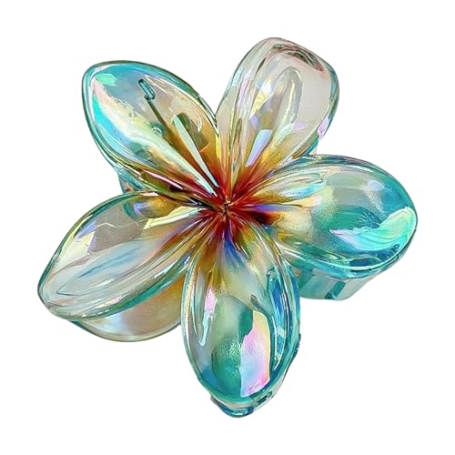 Haarklaue Clip Prinzessin Thema Haarklaue Klemme Schöne Pflumeria Haarfangen Barrettes Starke Haltshaarpin Für Mädchen von YiQinzcxg