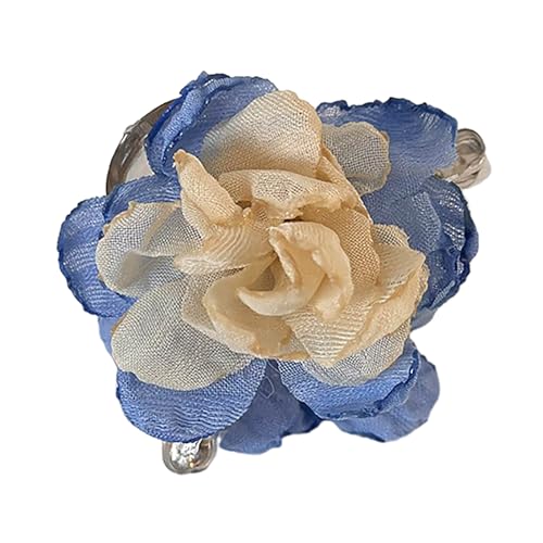 Haarklauenclip Für Frauen Stoff Getrocknetes Blumenhaarclip Haar Bananenclip Kieferklemmen Barrettes Lady Dekorative Haarschleife von YiQinzcxg