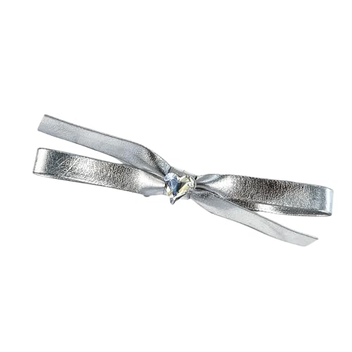 Haarspange Schleifen Silber 2000er Jahre Balletcore Schleifen Flache Clip Balletcore Haarnadel Schleifen Elegante Haarspange Für Bündel Haarspange Schleifen Silber 2000er Jahre Balletcore Schleifen Flache Clip Balletcore Haarnadel Schleifen Elegante Haarspange Für Bündel von YiQinzcxg