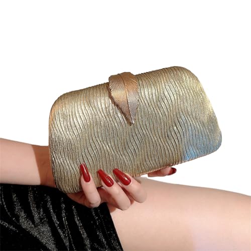 Hochzeit Kettentasche Frauen Mädchen Schnalle Abendtasche Bankett Umhängetasche Cocktail Handtasche Tasche Schultertasche von YiQinzcxg