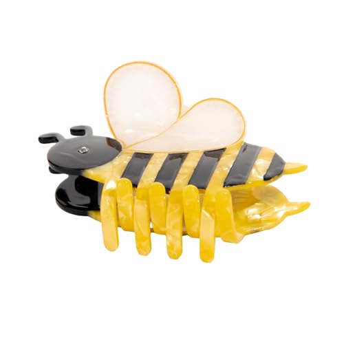 Honigbienen Klauenklammer Starke Haarklammer Für Frauen Acryl Haarklammer Hübscher Pferdeschwanz Haargreifer Für Erwachsene Haarformungszubehör von YiQinzcxg