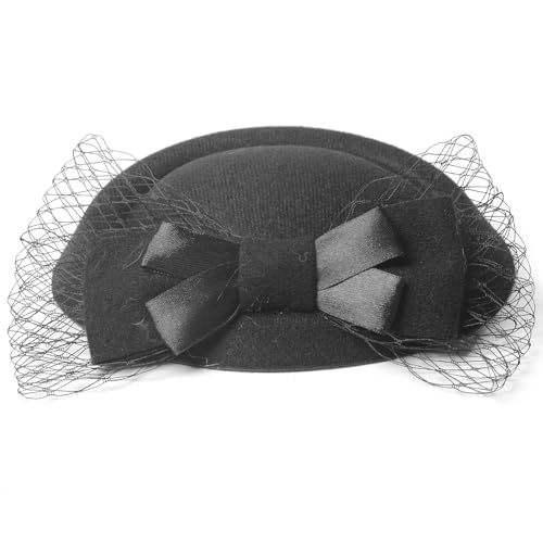 Lady Fascinator Elagant Barrettes Clip Kopfschmuck Für Make Up Party Maskeraden Flapper Cosplay von YiQinzcxg