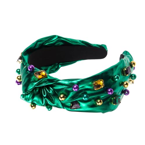 Luxuriöses Haarband, vielseitiges Stirnband, handgefertigt, Festival-Haar-Accessoire, Kopfschmuck für Damen und Mädchen, festliches Haarband von YiQinzcxg
