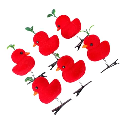 Mädchen Haarclip Enten Frauen Kinder Haargrenzen Adorchierbarer Kopfschmuck Barrettes Entenform Süße 2000er Mädchen Haarnadeln von YiQinzcxg