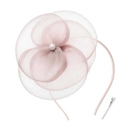 Mode Blumen Fascinator Haarteil Vintage Styles Kopfbedeckung Für Brautpartys Und Event von YiQinzcxg