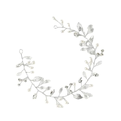 Modische Perlen Haarranke Für Frauen Einzigartige Strasssteine ​​und Perlen Braut Stirnband Handgefertigte Party Accessoires von YiQinzcxg