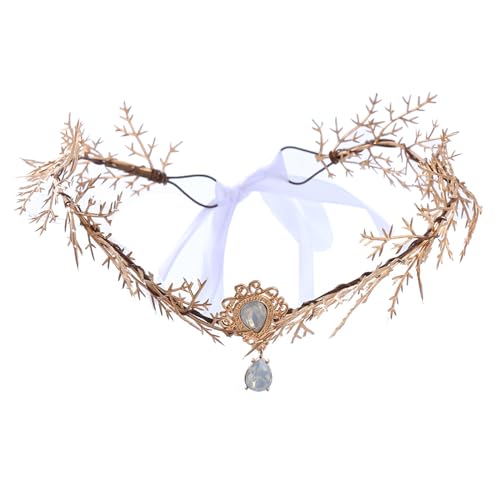 Modischer Haarschmuck mit Blättern, Modell-Show, Braut, Styling, Kopfbedeckung, Kostüm, Hochzeit, Party, Kopfschmuck, formelle Anlässe von YiQinzcxg