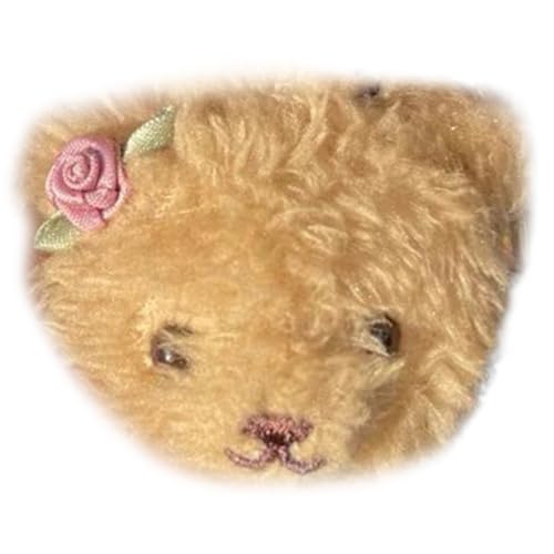 Neuheit Flache Clip Bär Kreative Haarnadel 2000er Jahre Balletcore Bunches Ornament Schöne Pelzige Spaß Ornament von YiQinzcxg