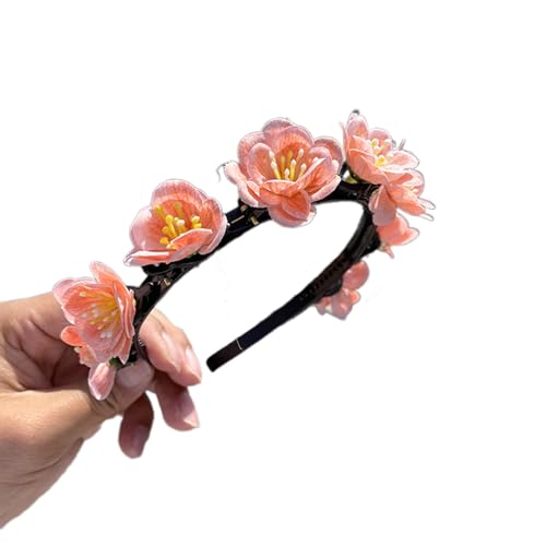 Realistische Blumenform Stirnband Spring Camping Fotografie Haar Reifen Temperament Hochzeit Party Kopfbedeckung Für Braut von YiQinzcxg