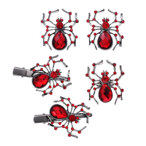 Spinnen Form Haarnadeln/Ohrring/Ringe Mädchen Diamant Aufkleber Pferdeschwanz Zöpfe Haar Clip Für Frau Mädchen Geschenk von YiQinzcxg