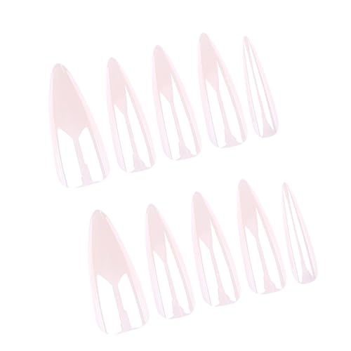 Stilettos Almond Nails Tips Fake Nails Kleber Auf Den Nägeln Stick On Nails Press On Nails Künstliche Falsche Nägel Für Damen von YiQinzcxg