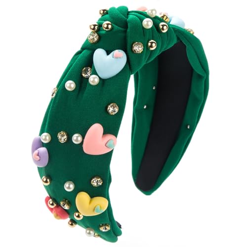 Stirnbänder Stil Zarte Knoten Breite Krempe Haarband Mit Herz Aus Kunstharz Für Damen Und Teenager Kopfbedeckungen Für Gesicht Und Make Up Stirnbänder Stil Zarte Knoten Breite Krempe Haarband Mit Herz Aus Kunstharz Für Damen Und Teenager Kopfbedeckungen Für Gesicht Und Make Up von YiQinzcxg