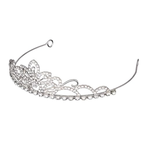 Verstellbares Hochzeits-Haar-Accessoire, elegant, Brautschmuck, Kristall, Strass, Perlen, Diademe und Kronen, Stirnband für Hochzeit, schimmernd von YiQinzcxg